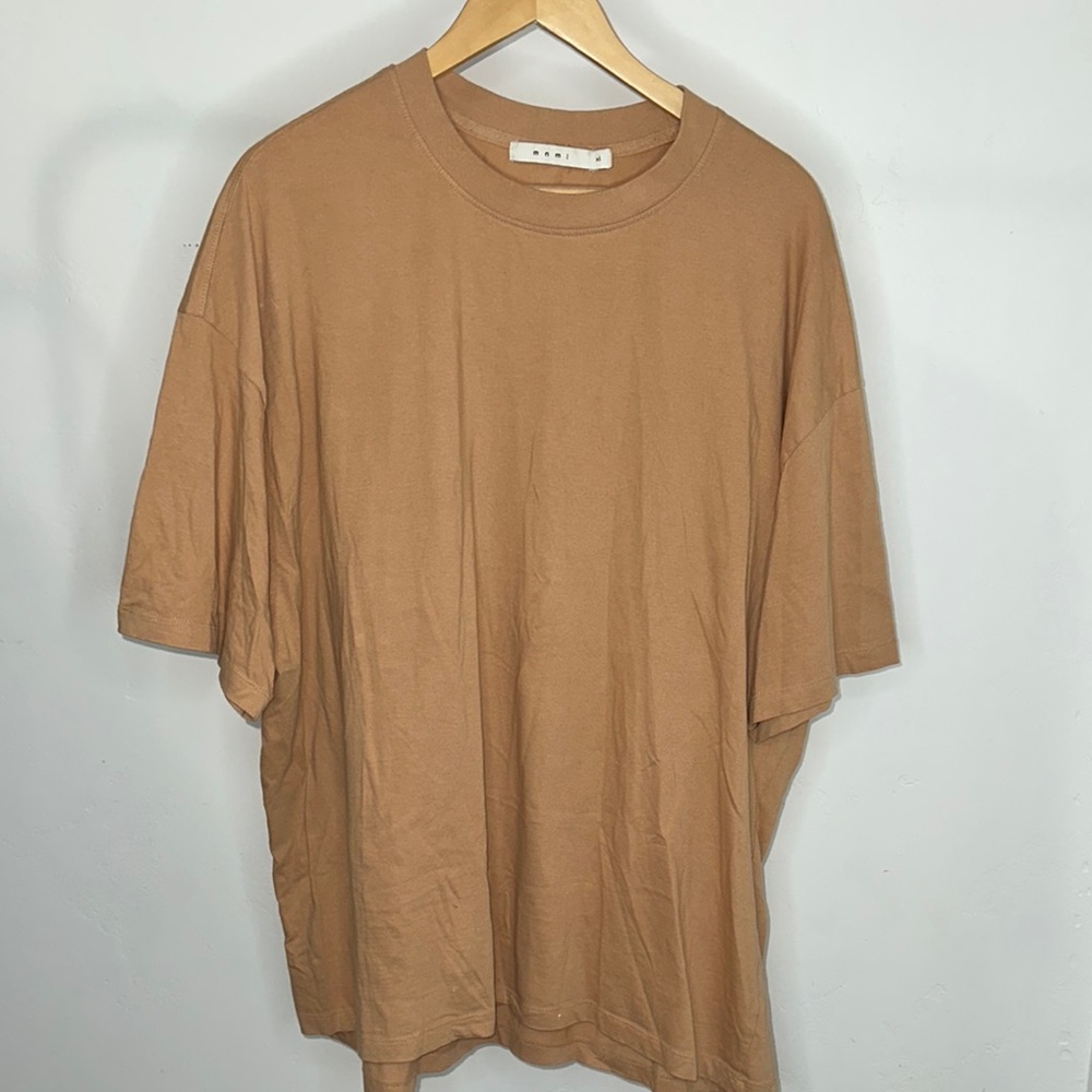 MNML Tan Oversized T-Shirt